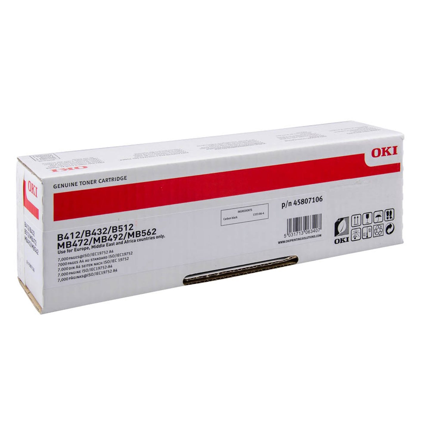 OKI schwarz Toner | 45807106