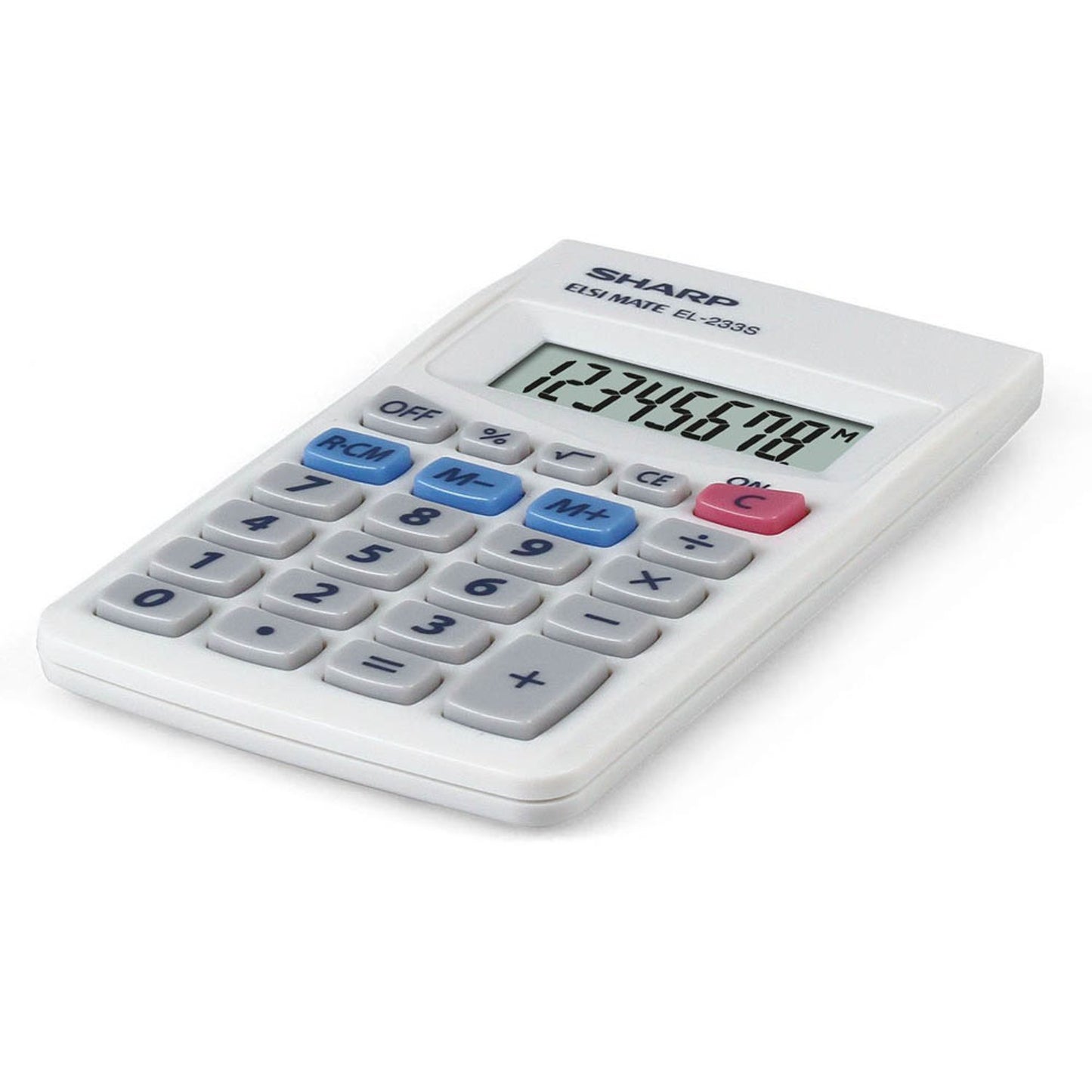 SHARP EL-233S Taschenrechner weiß | SH-EL233S