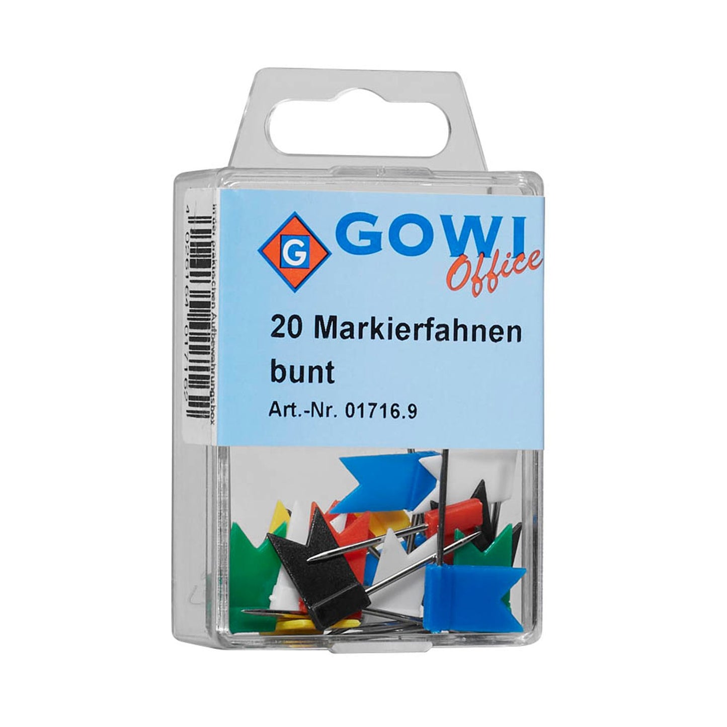 Gowi Markierungsfahnen farbsortiert | 01716.9 | 1 Pack = 20 St.