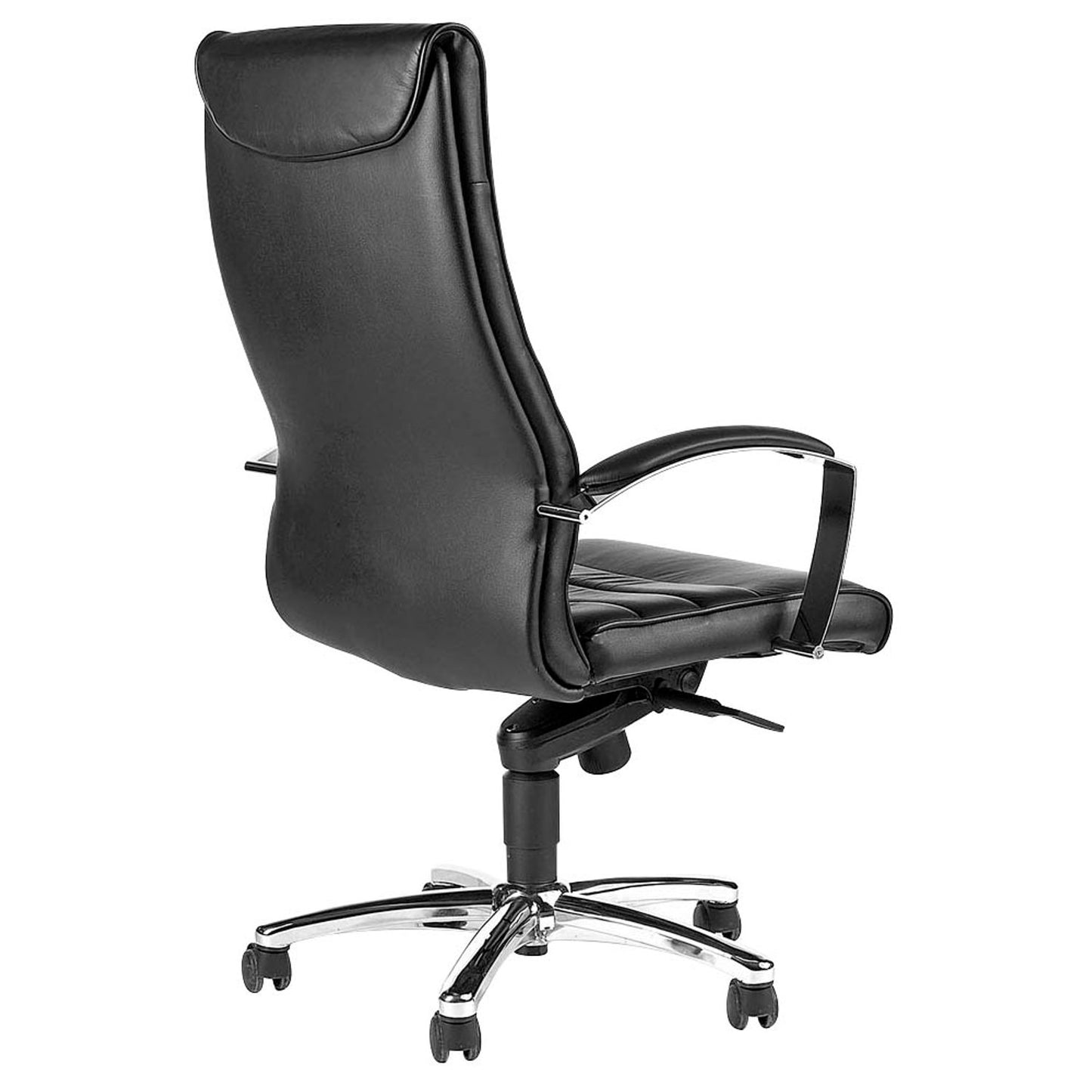 Topstar Chefsessel TD LUX 10, Leder schwarz, Gestell chrom | 8779A80