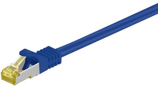goobay RJ-45 Netzwerkkabel blau bis zu 10,00 Gbit/Sek. bis zu 500 MHz, 1 St.