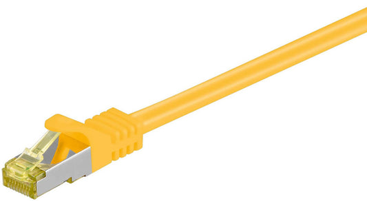 goobay RJ-45 Netzwerkkabel gelb bis zu 10,00 Gbit/Sek. bis zu 500 MHz, 1 St.