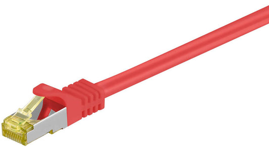 goobay RJ-45 Netzwerkkabel rot bis zu 10,00 Gbit/Sek. bis zu 500 MHz, 1 St.