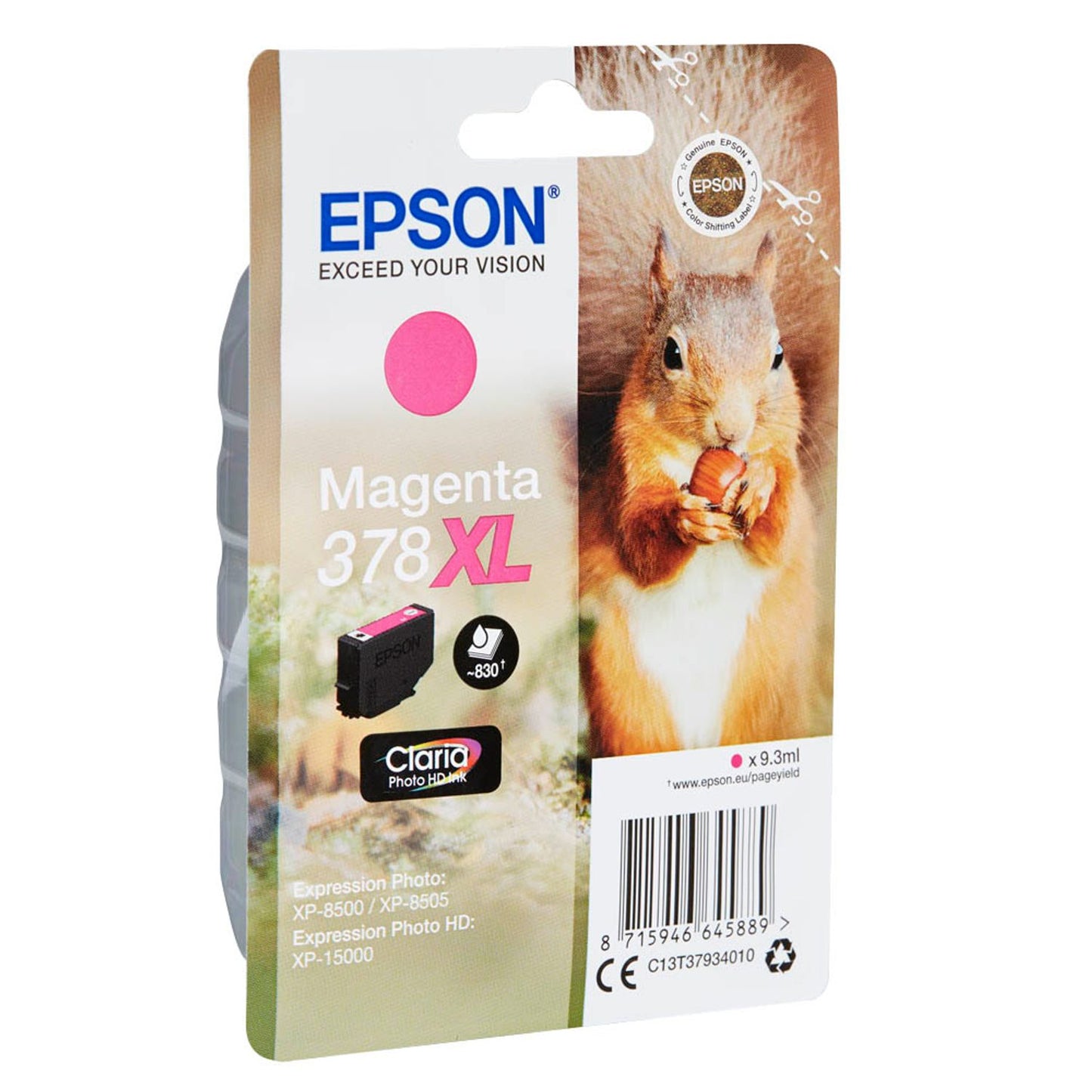 EPSON 378XL/T37934 magenta Druckerpatrone | C13T37934010