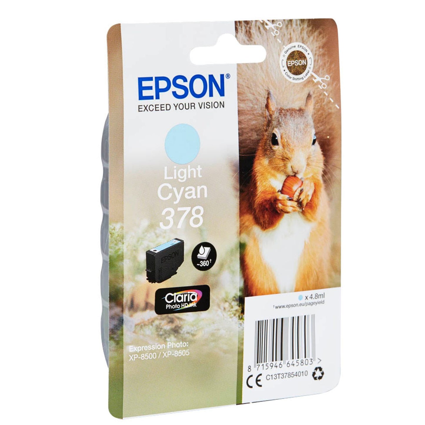 EPSON 378/T37854 light cyan Druckerpatrone | C13T37854010