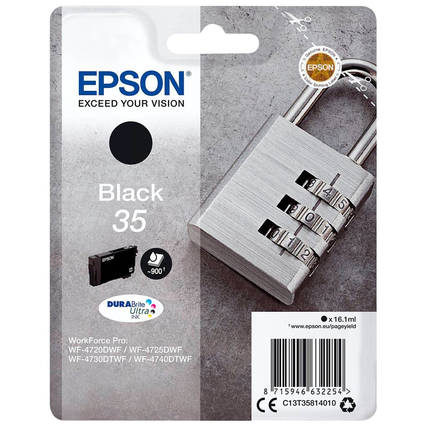EPSON 35 / T3581 schwarz Druckerpatrone | C13T35814010