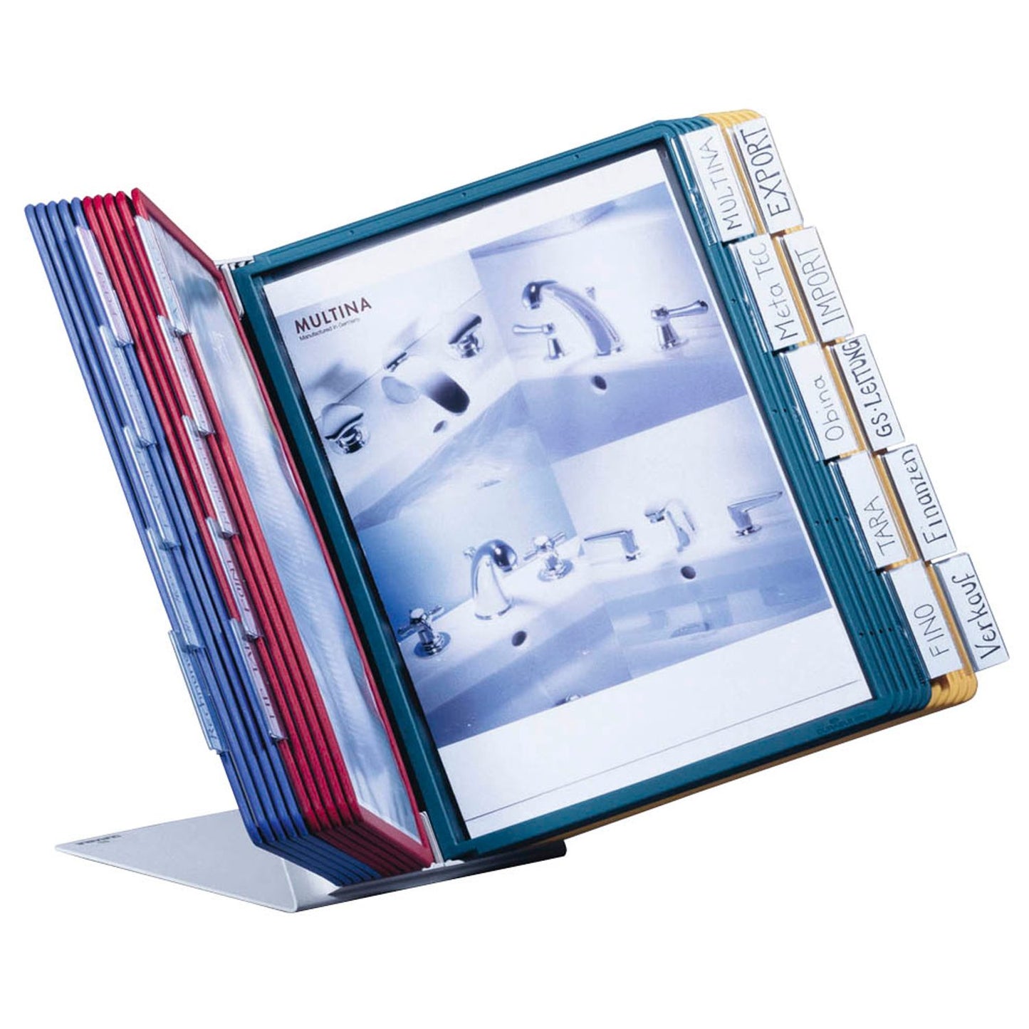 DURABLE Vollsichtreiter transparent | 560919 | 1 Pack = 10 St.