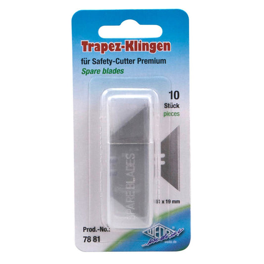 WEDO Cuttermesser-Klingen silber 19 mm | 7881 | 1 Pack = 10 St.