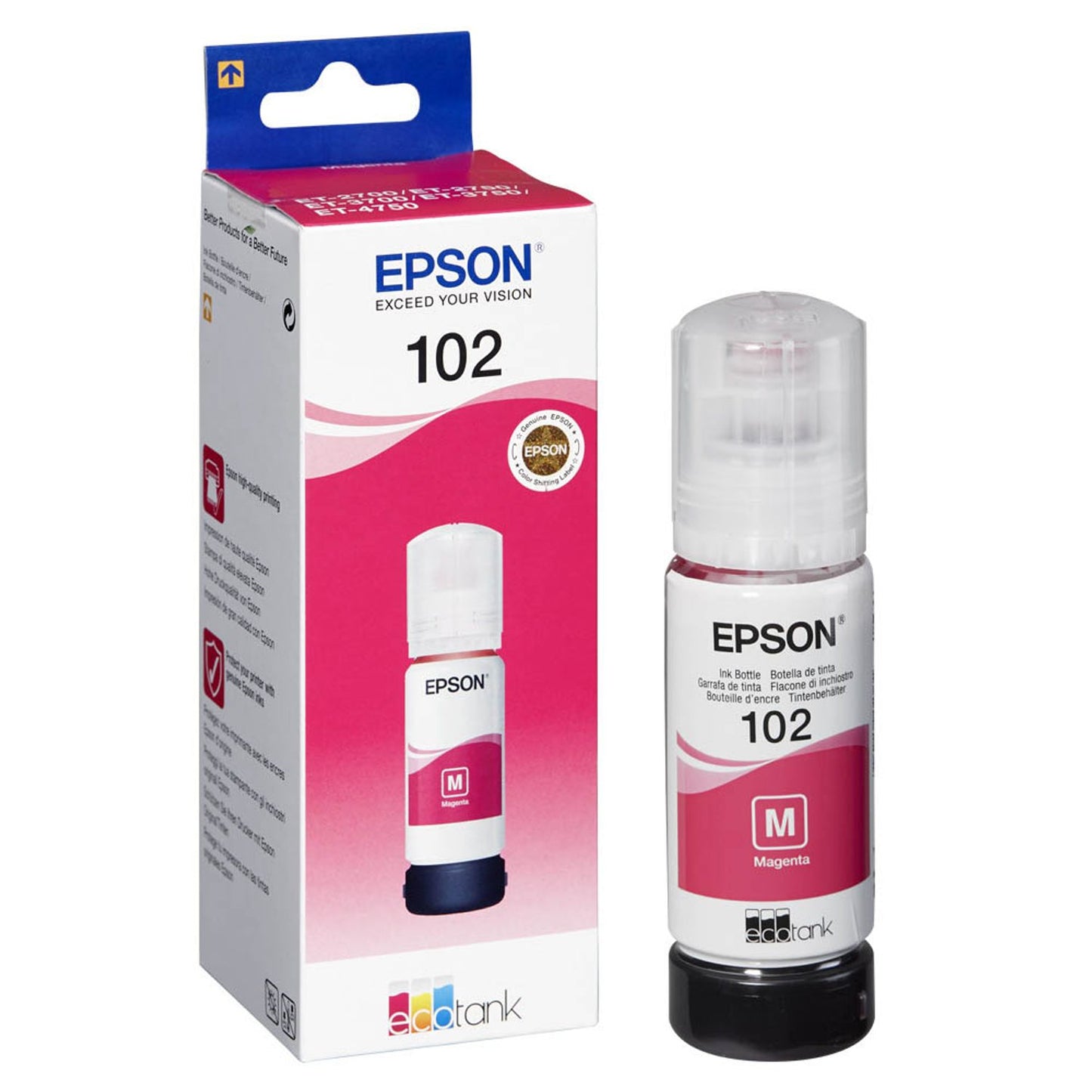 EPSON 102/T03R34 magenta Tintenflasche | C13T03R340