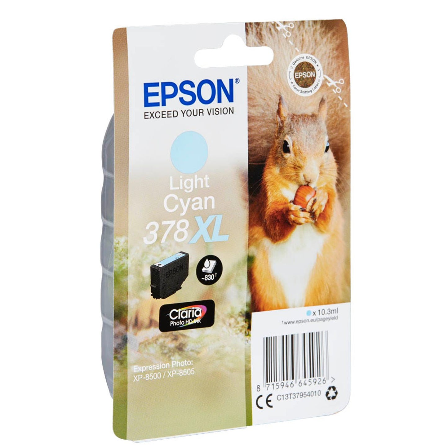 EPSON 378XL/T37954 light cyan Druckerpatrone | C13T37954010