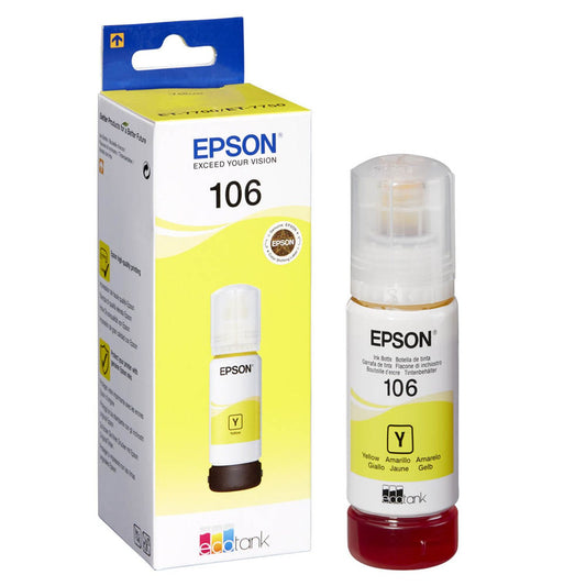 EPSON 106/T00R44 gelb Tintenflasche | C13T00R440
