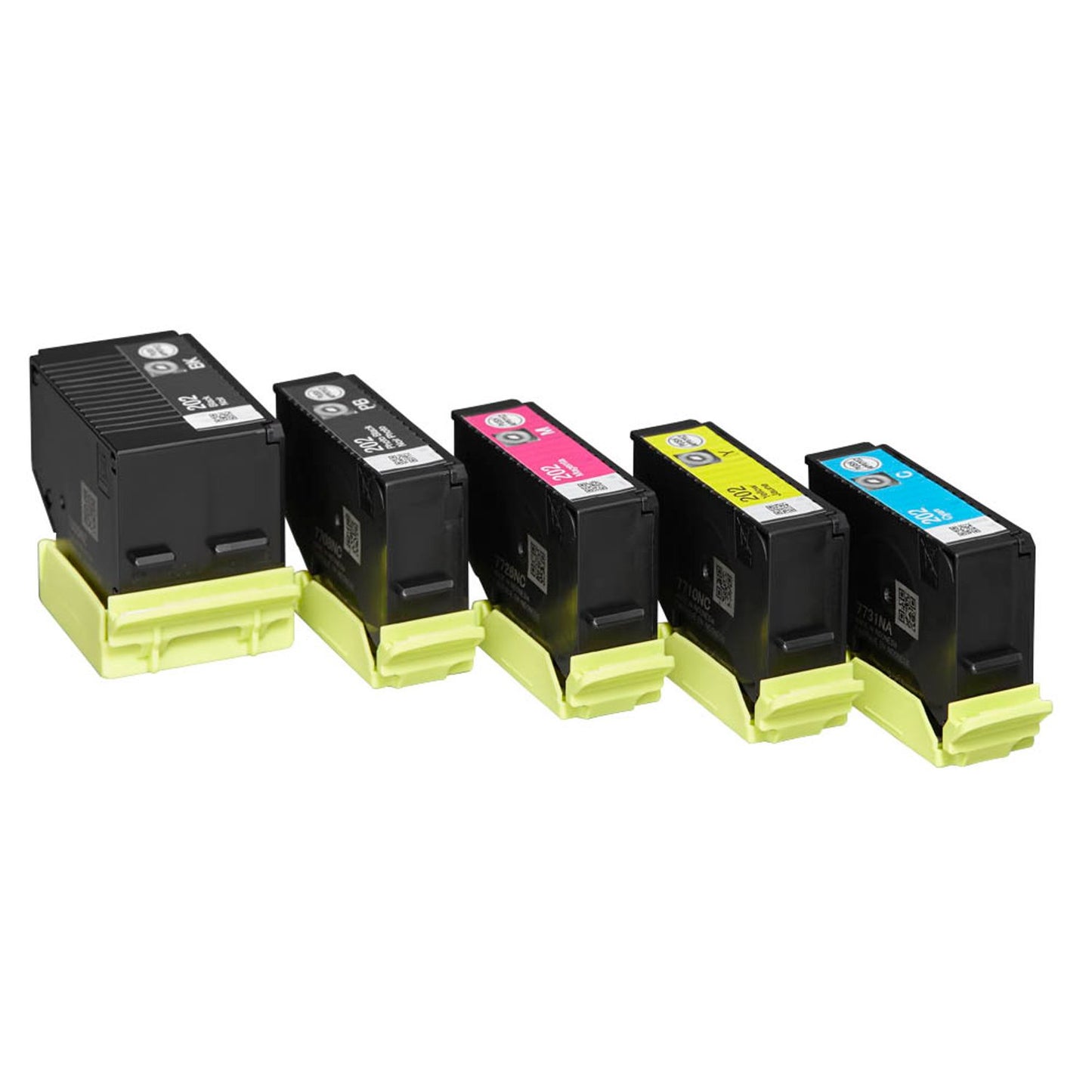 EPSON 202/T02E74 schwarz, Foto schwarz, cyan, magenta, gelb Druckerpatronen, 5er-Set | C13T02E74010 | 1 Pack = 5 St.