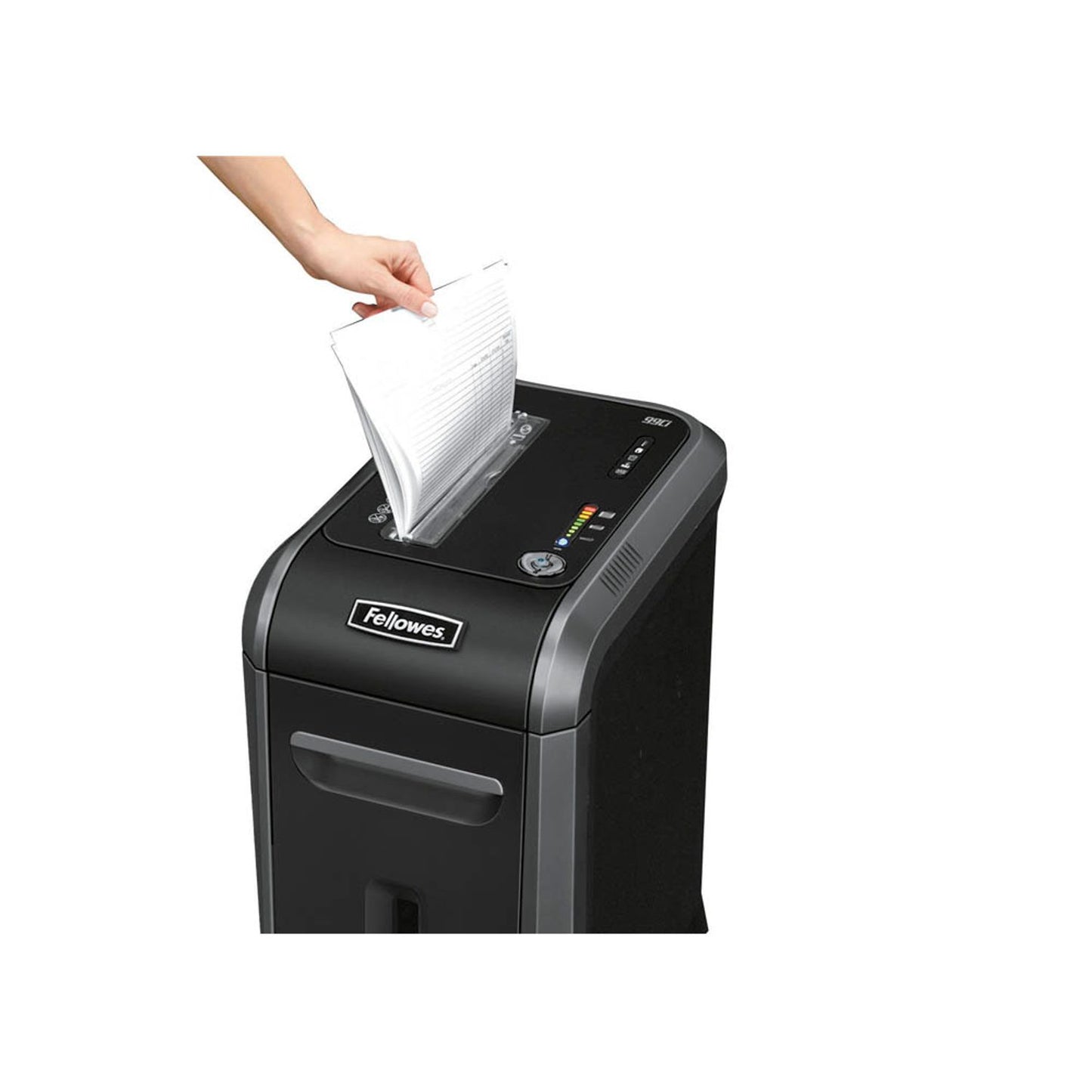 Fellowes Powershred 99Ci Aktenvernichter mit Partikelschnitt P-4, 4 x 38 mm, bis , schwarz | 4691001