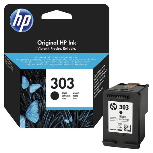 HP 303 () schwarz Druckerpatrone | T6N02AE