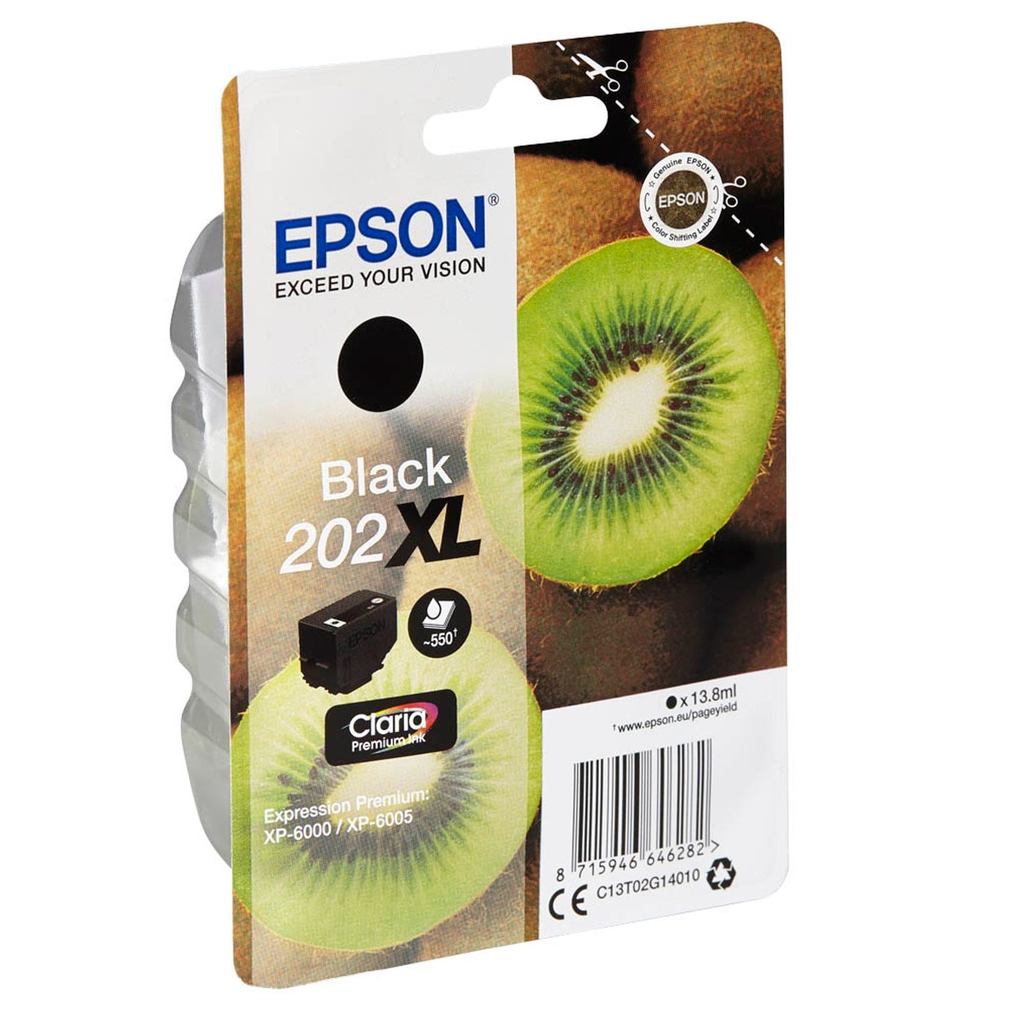 EPSON 202XL/T02G14 schwarz Druckerpatrone | C13T02G14010