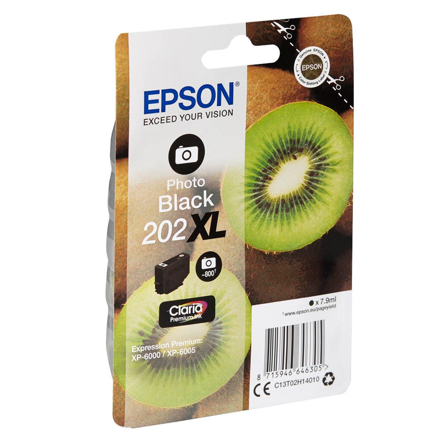 EPSON 202XL/T02H14 Foto schwarz Druckerpatrone | C13T02H14010