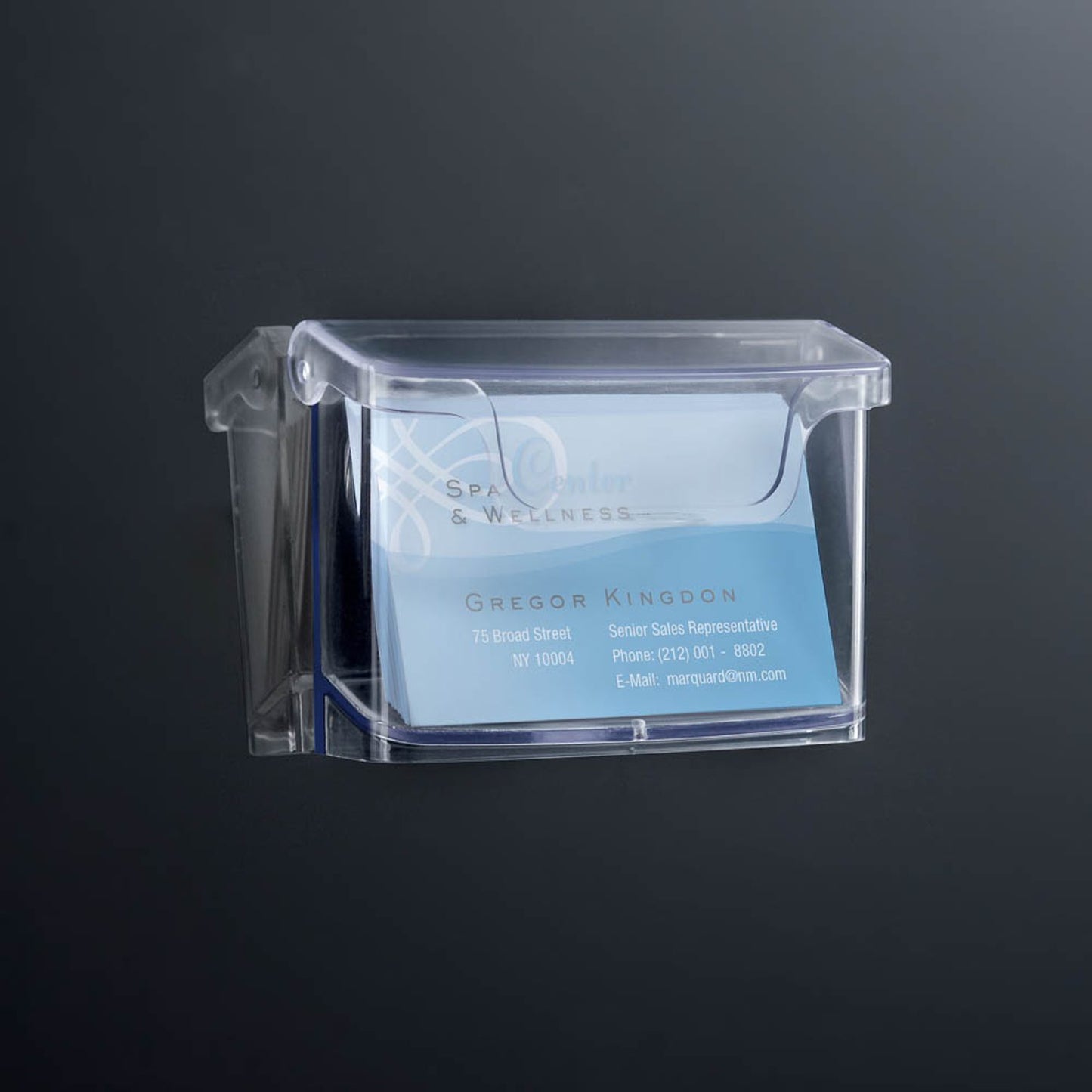 SIGEL Wandprospekthalter transparent bis 96,0 x 60,0 mm | LH326