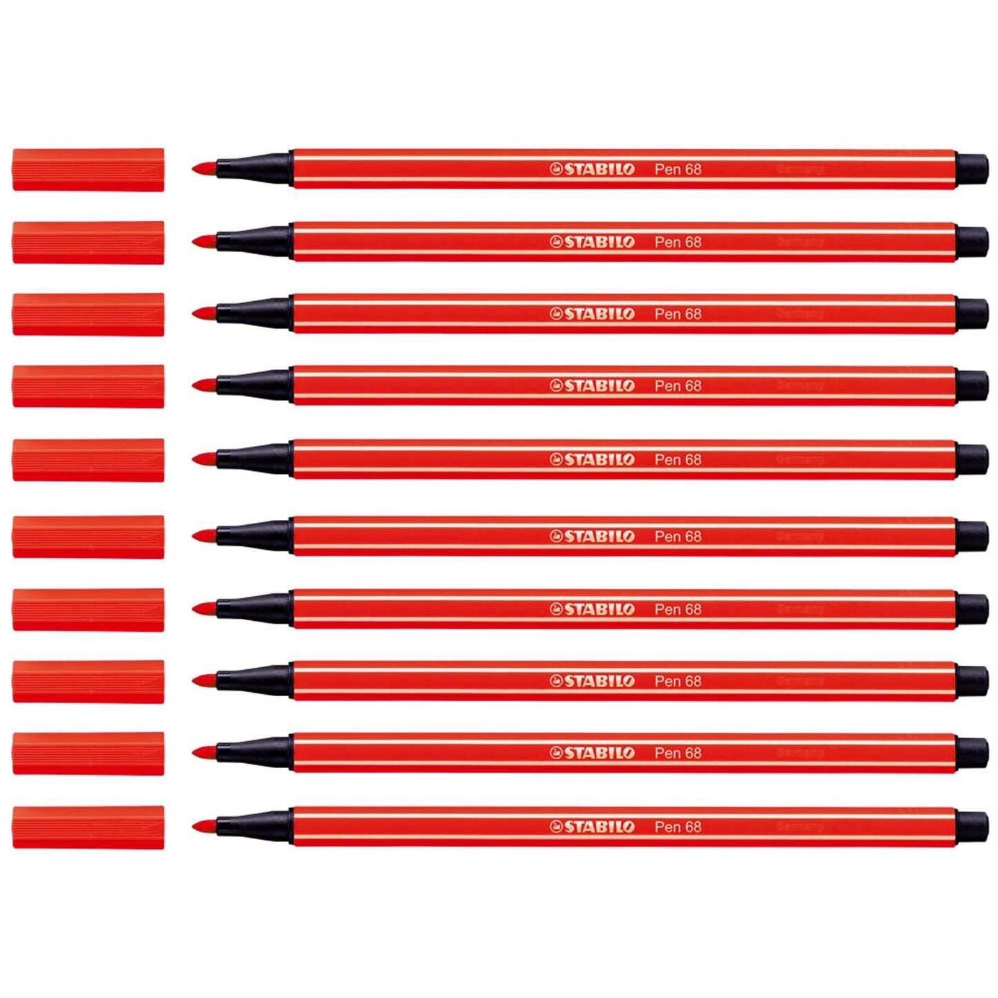 STABILO Pen 68 Filzstifte, 10 St.