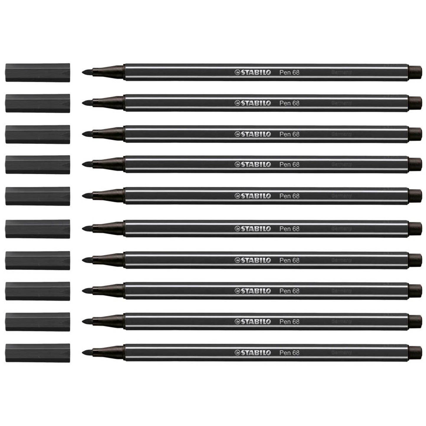 STABILO Pen 68 Filzstifte, 10 St.