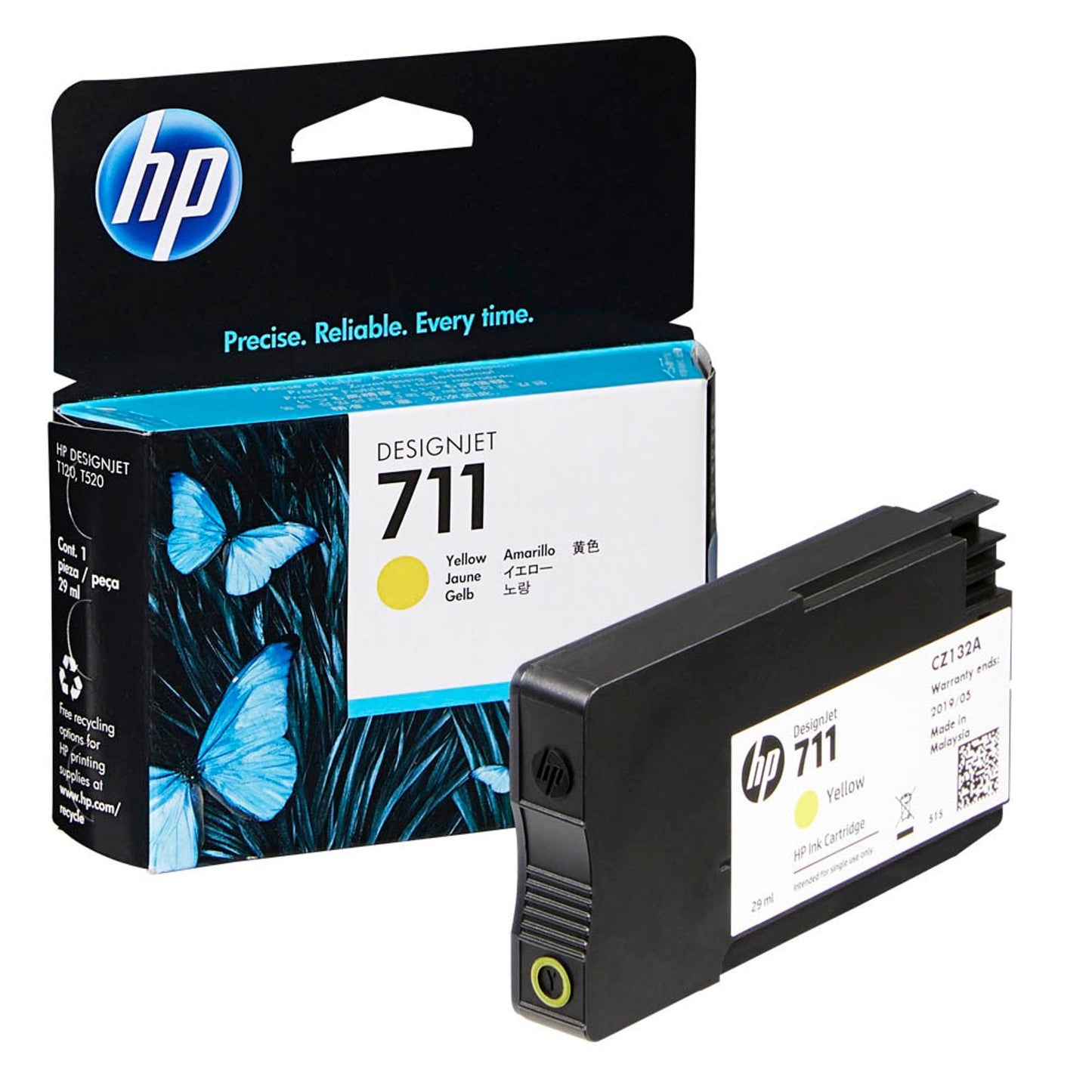 HP 711 () gelb Druckerpatrone | CZ132A
