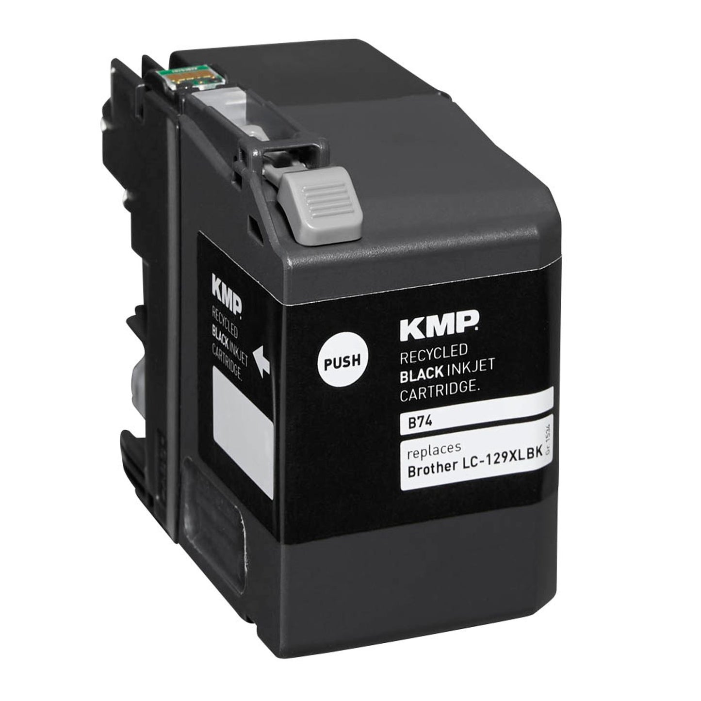 KMP B74 schwarz Druckerpatrone kompatibel zu brother LC-129XLBK | 1534,4001