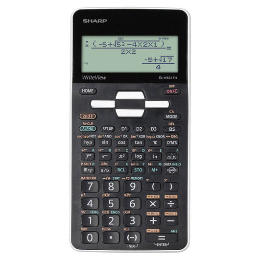 SHARP EL-W531TG Wissenschaftlicher Taschenrechner schwarz/weiß | SH-ELW531TGWH