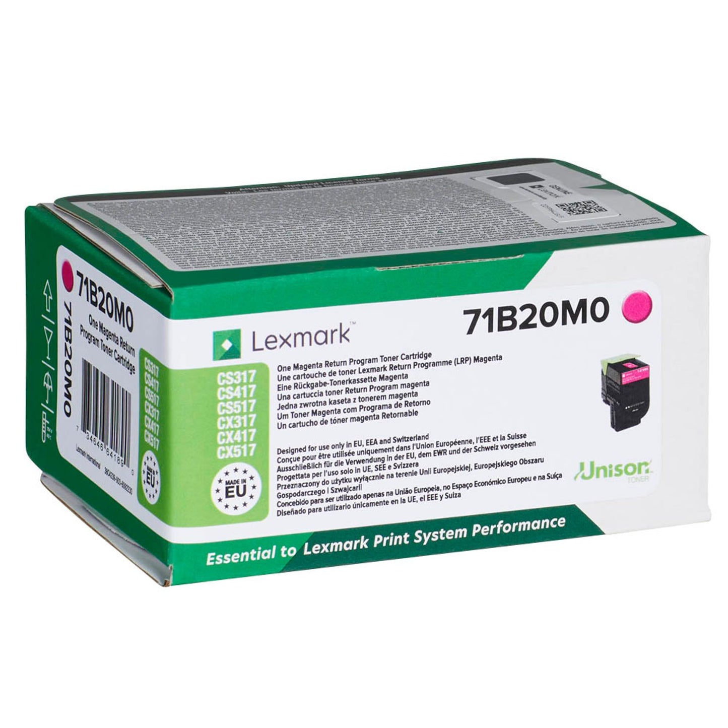 Lexmark magenta Toner | 71B20M0