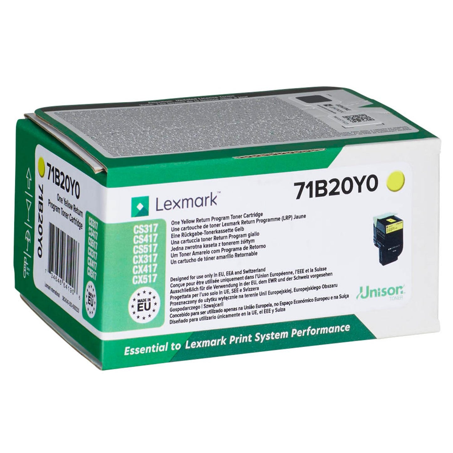 Lexmark gelb Toner | 71B20Y0