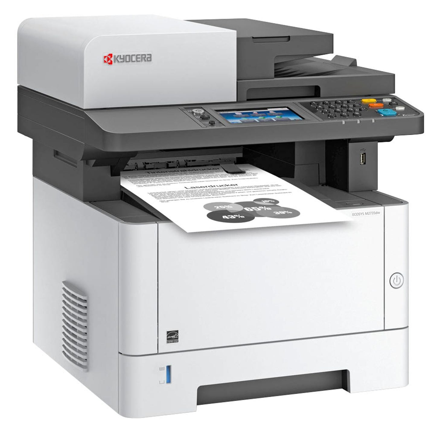 KYOCERA ECOSYS M2735dw Life Plus 4 in 1 Laser-Multifunktionsdrucker grau | 870B61102SG3NL3