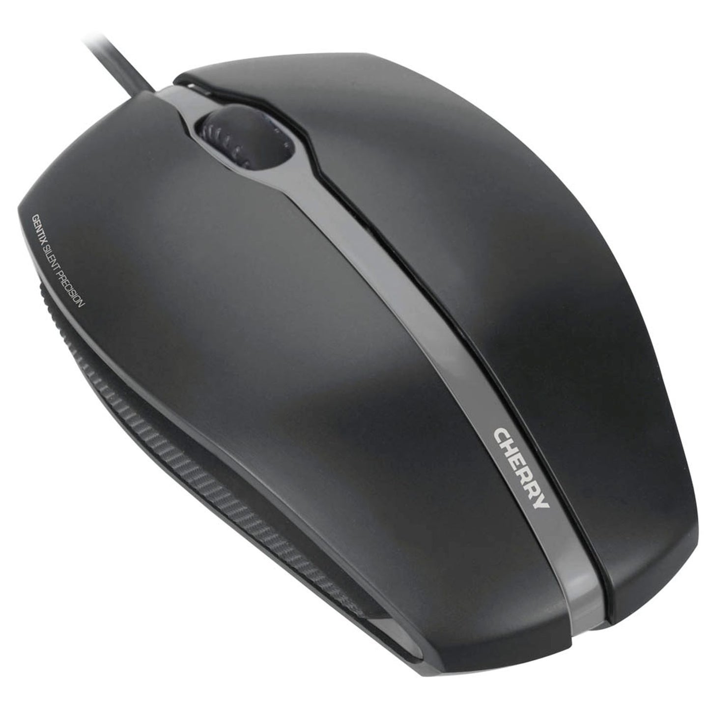 CHERRY GENTIX Silent Corded Optical Mouse Maus kabelgebunden schwarz | JM-0310-2