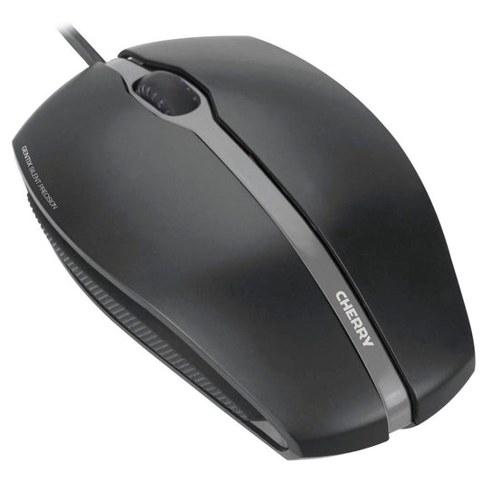 CHERRY GENTIX Silent Corded Optical Mouse Maus kabelgebunden schwarz | JM-0310-2