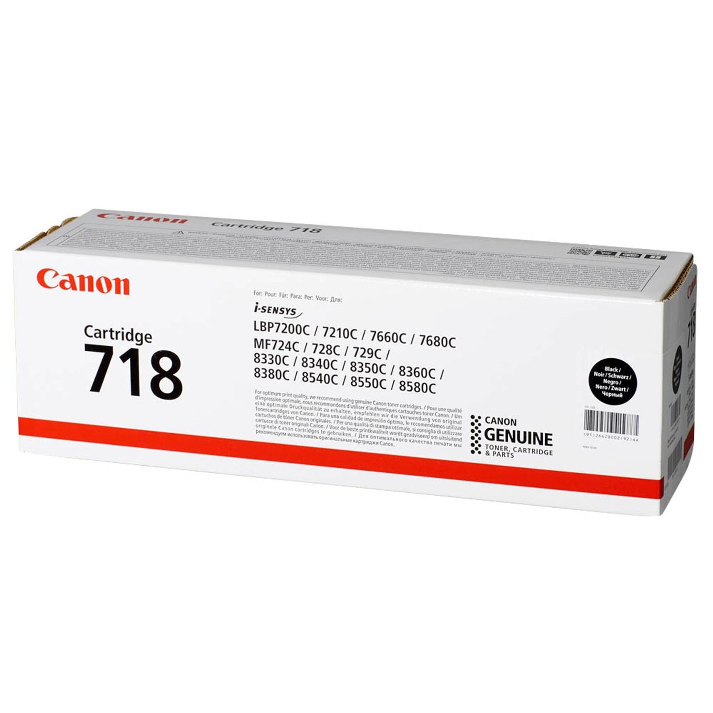 Canon 718 BK schwarz Toner | 2662B002