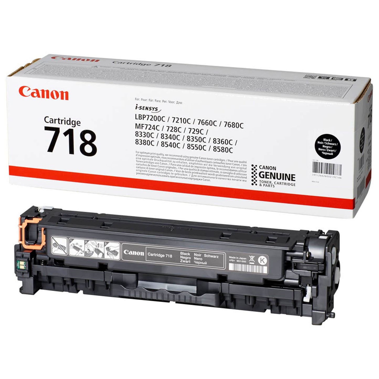 Canon 718 BK schwarz Toner | 2662B002