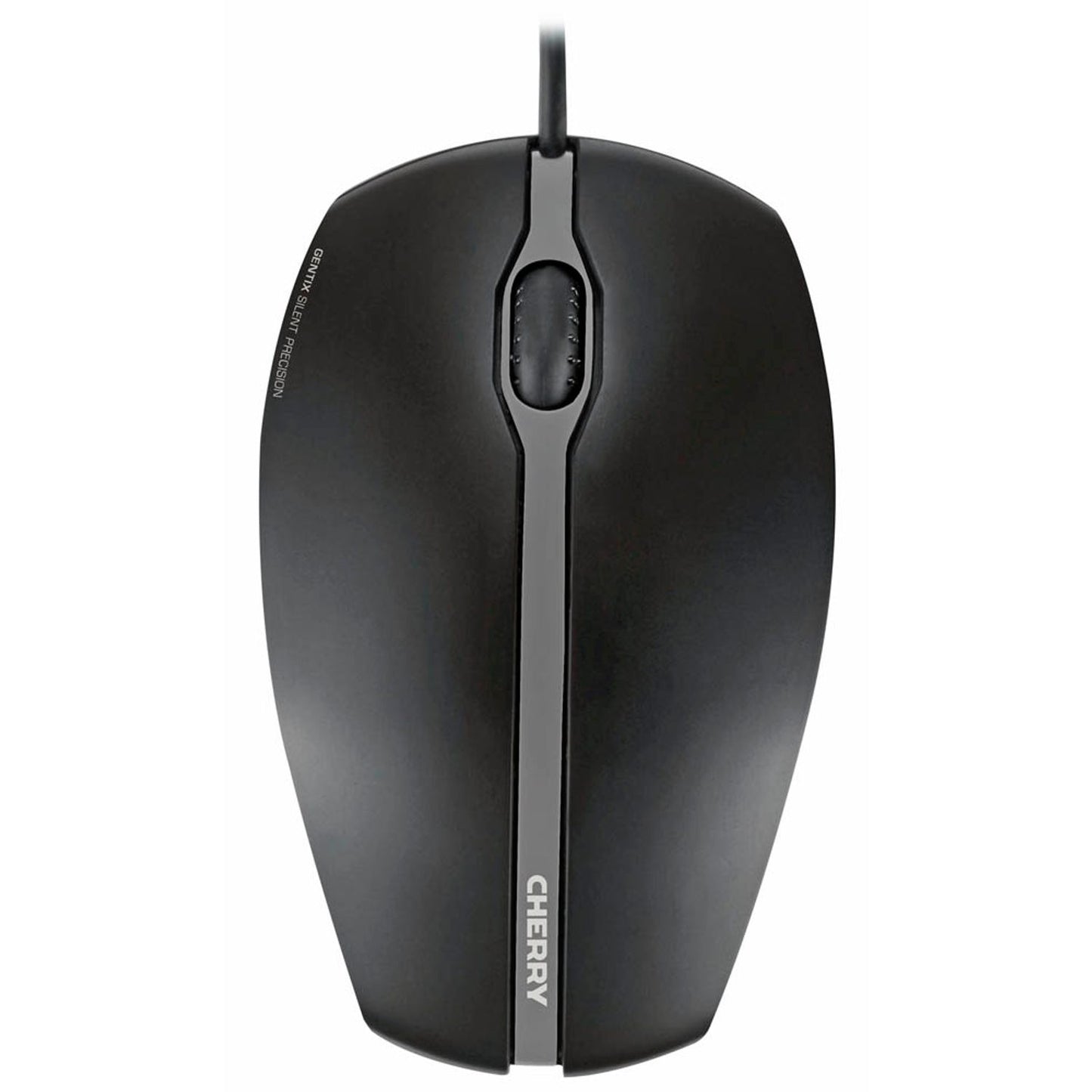 CHERRY GENTIX Silent Corded Optical Mouse Maus kabelgebunden schwarz | JM-0310-2