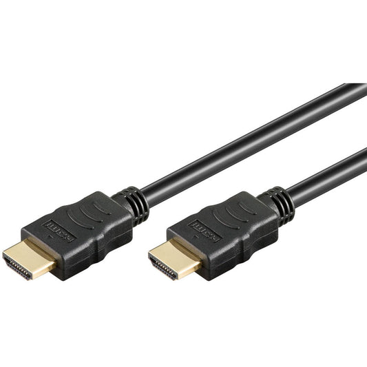 goobay HDMI A Kabel 18 Gbit/s 20,0 m schwarz | 38523