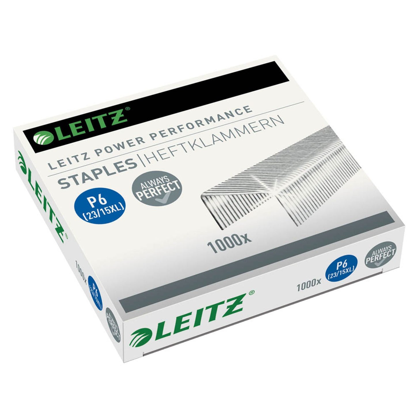 LEITZ Heftklammern 5579 23/15 XL | 55790000 | 1 Pack = 1.000 St.
