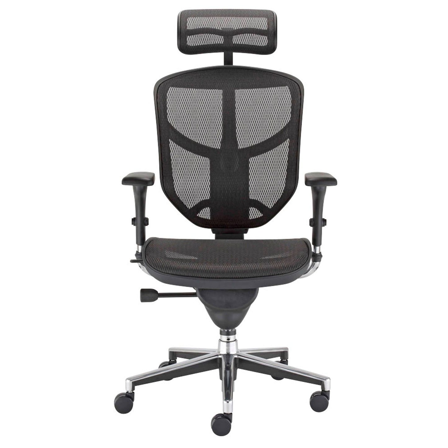 Nowy Styl Bürostuhl Enjoy Stoff schwarz, Gestell chrom | ENJOY-R-HR KM11/BL ESH [N]