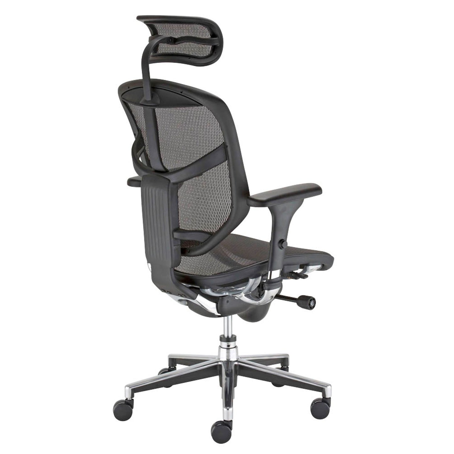 Nowy Styl Bürostuhl Enjoy Stoff schwarz, Gestell chrom | ENJOY-R-HR KM11/BL ESH [N]