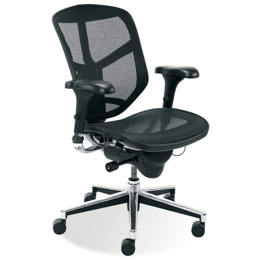 Nowy Styl Bürostuhl Enjoy Stoff schwarz, Gestell chrom | ENJOY-R KM11/BL ESH / WAE30-565B-AACK51-