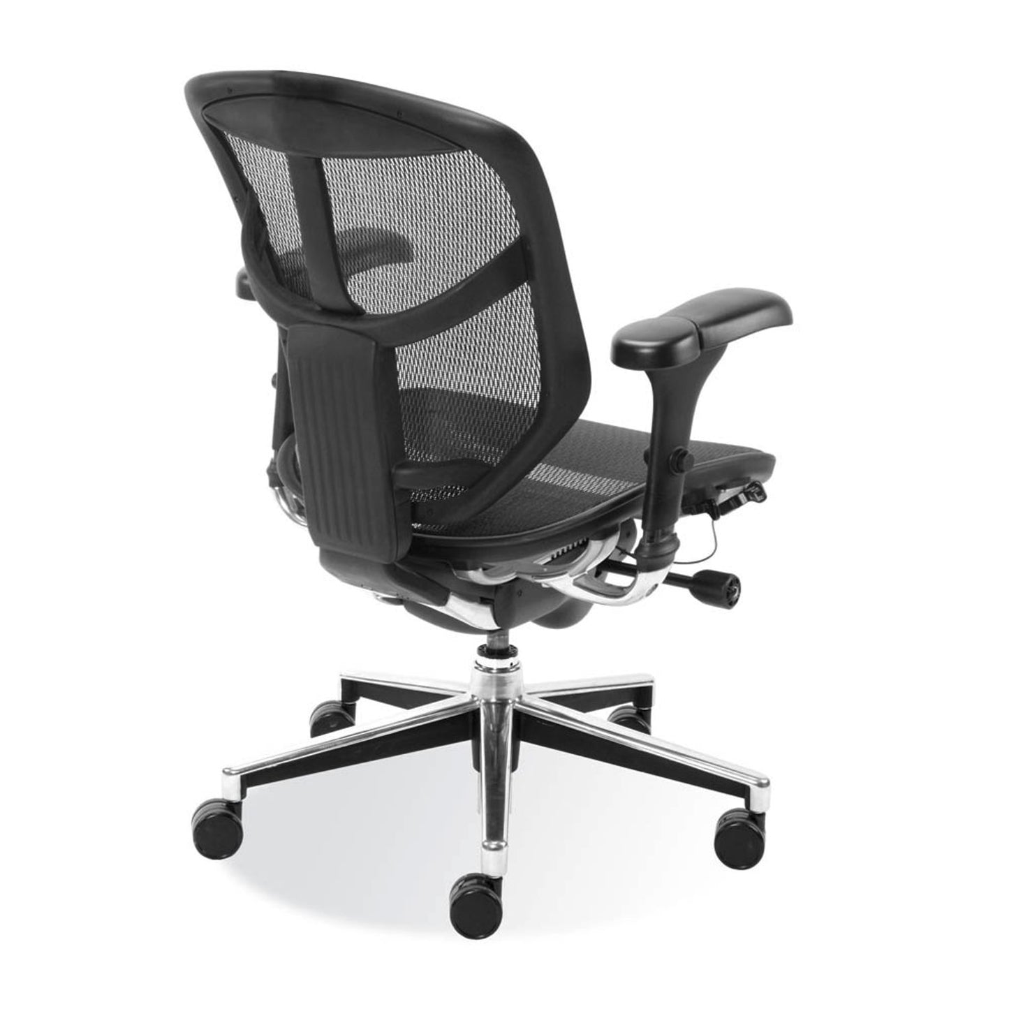 Nowy Styl Bürostuhl Enjoy Stoff schwarz, Gestell chrom | ENJOY-R KM11/BL ESH / WAE30-565B-AACK51-