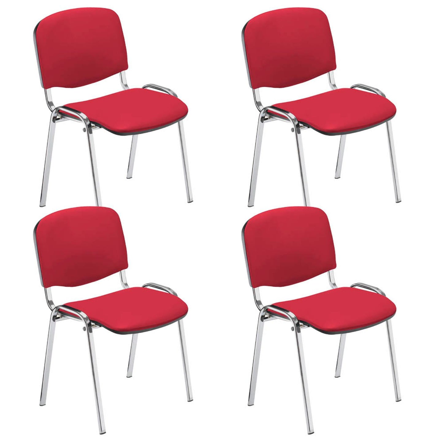 4 Nowy Styl Besucherstühle Iso Kunstleder