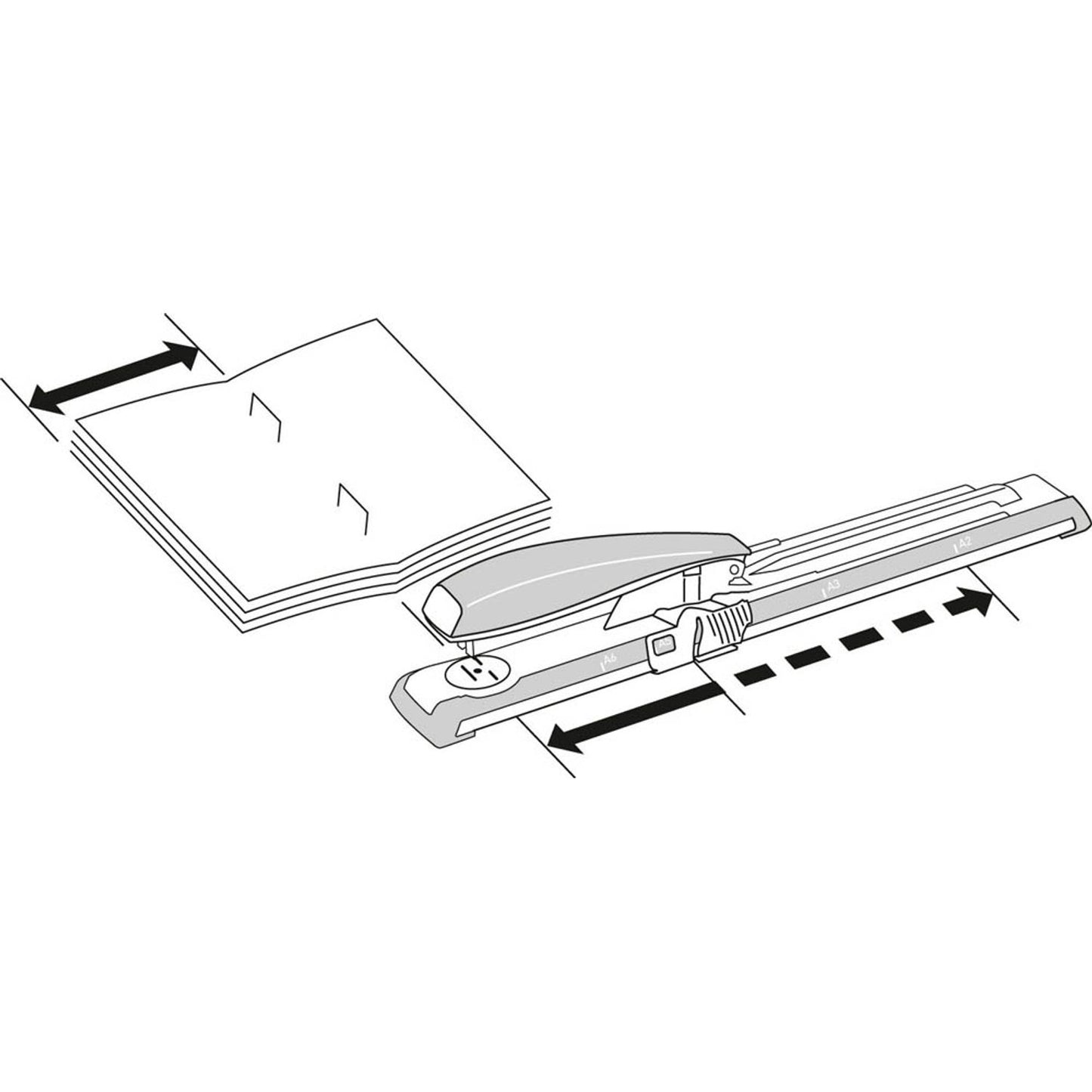LEITZ Heftgerät 5560 schwarz | 55600095