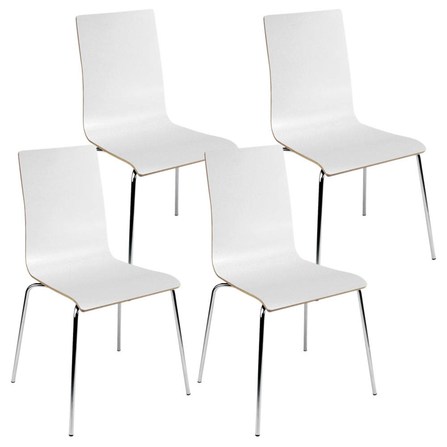 4 Nowy Styl Schalenstühle Cafe VII