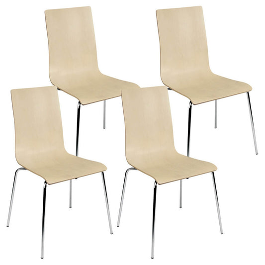 4 Nowy Styl Schalenstühle Cafe VII