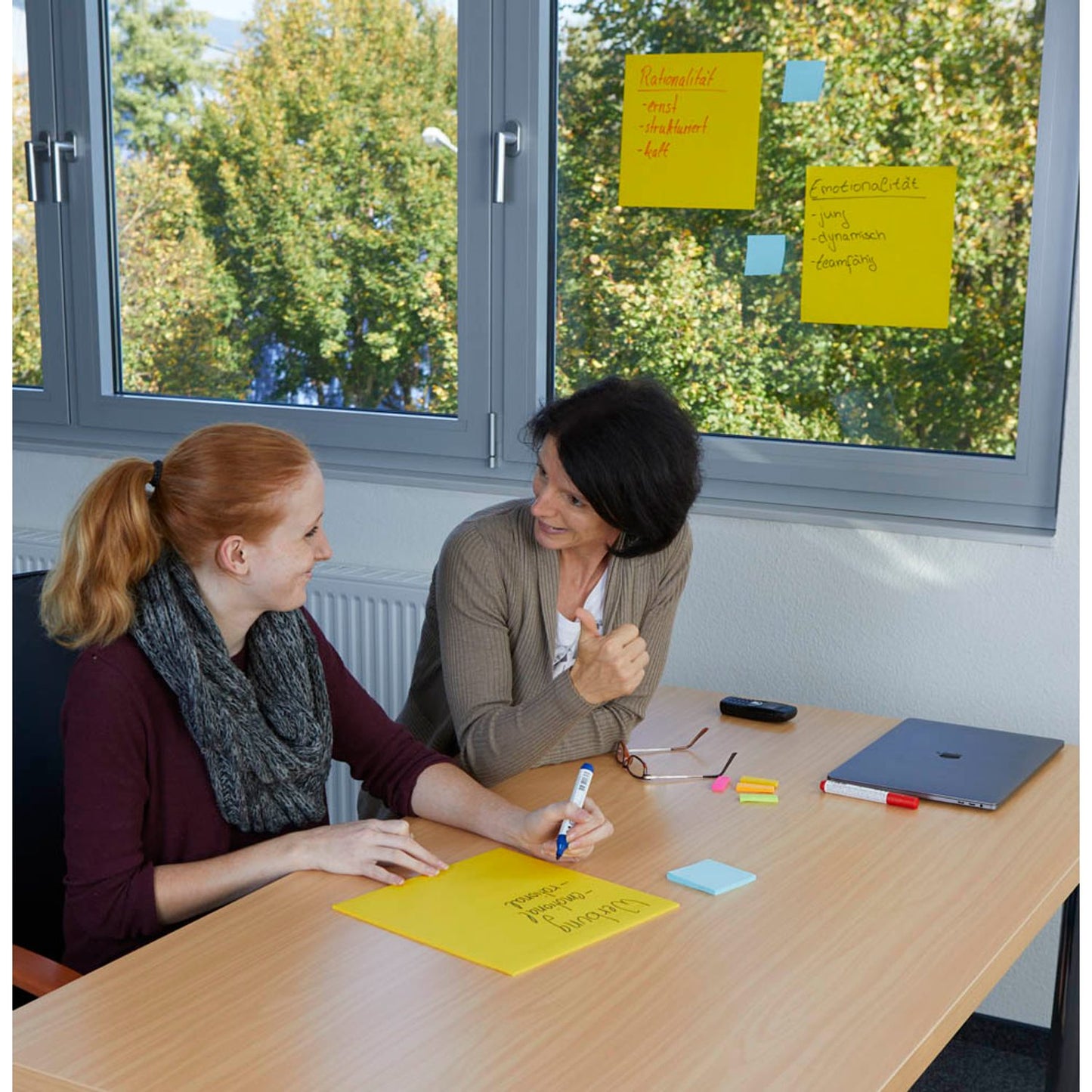 Post-it® Super Sticky Big Notes Jumbo-Haftnotizen extrastark gelb, 1 Block | BN11-EU