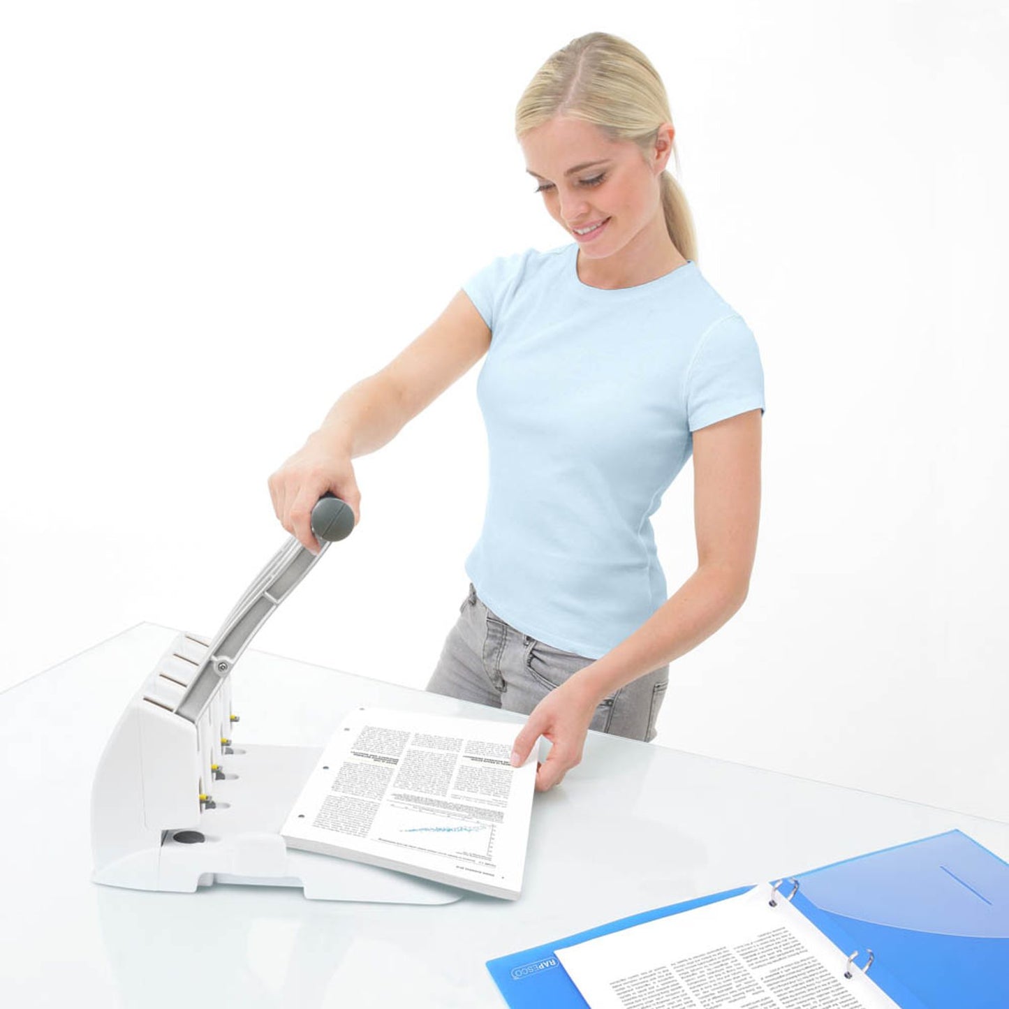 RAPESCO® Doppellocher ECO P4400 weiß | 1407