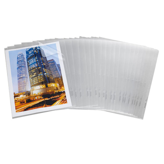 LEITZ Sichthüllen 4020 DIN A4 glasklar glatt 0,16 mm | 40200003 | 1 Pack = 100 St.