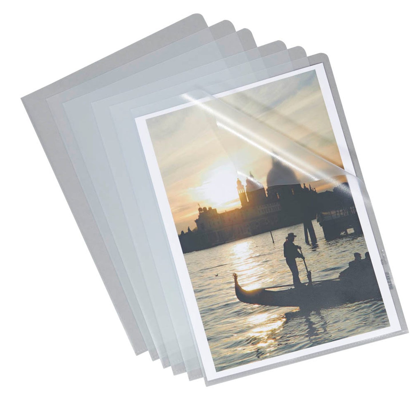 LEITZ Sichthüllen 4060 DIN A4 transparent genarbt 0,17 mm | 40600000 | 1 Pack = 100 St.