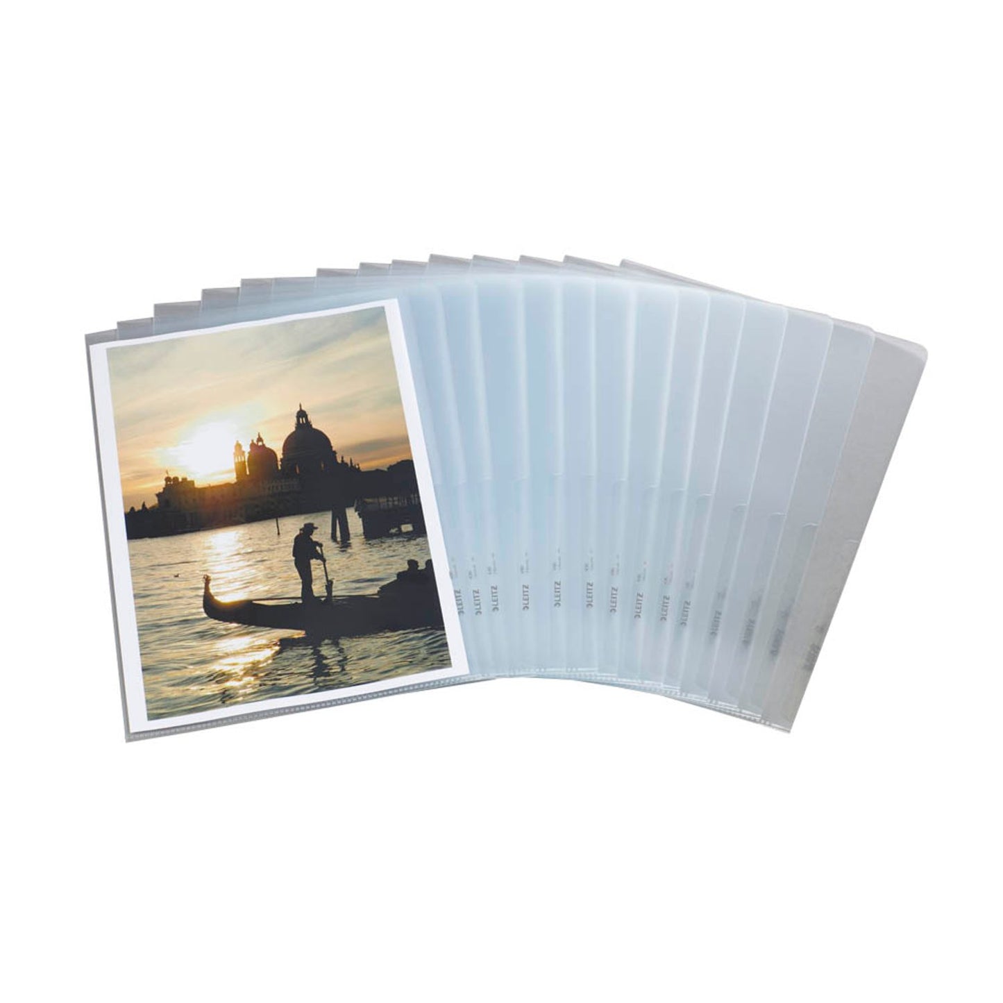 LEITZ Sichthüllen 4060 DIN A4 transparent genarbt 0,17 mm | 40600000 | 1 Pack = 100 St.