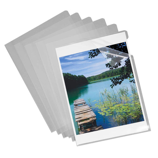 DURABLE Sichthüllen DIN A4 transparent genarbt 0,11 mm | 233719 | 1 Pack = 100 St.